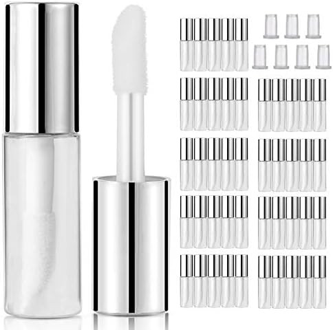 lip gloss tubes tube kit,45 Pack 1.2ML empty lip gloss tubes Containers Mini Balm Reusable Contai... | Amazon (US)