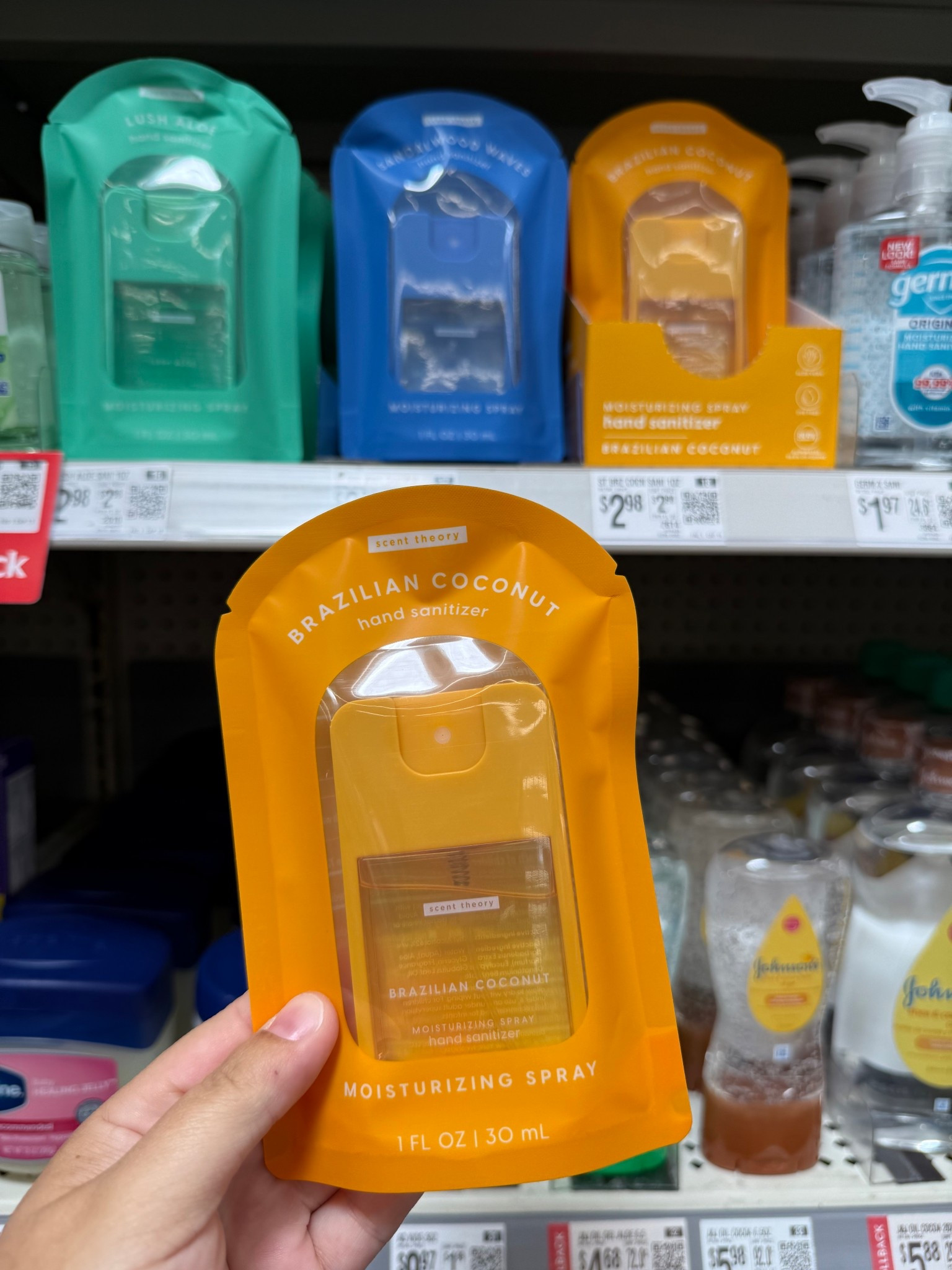 Spray hand sanitizer for under $3! 