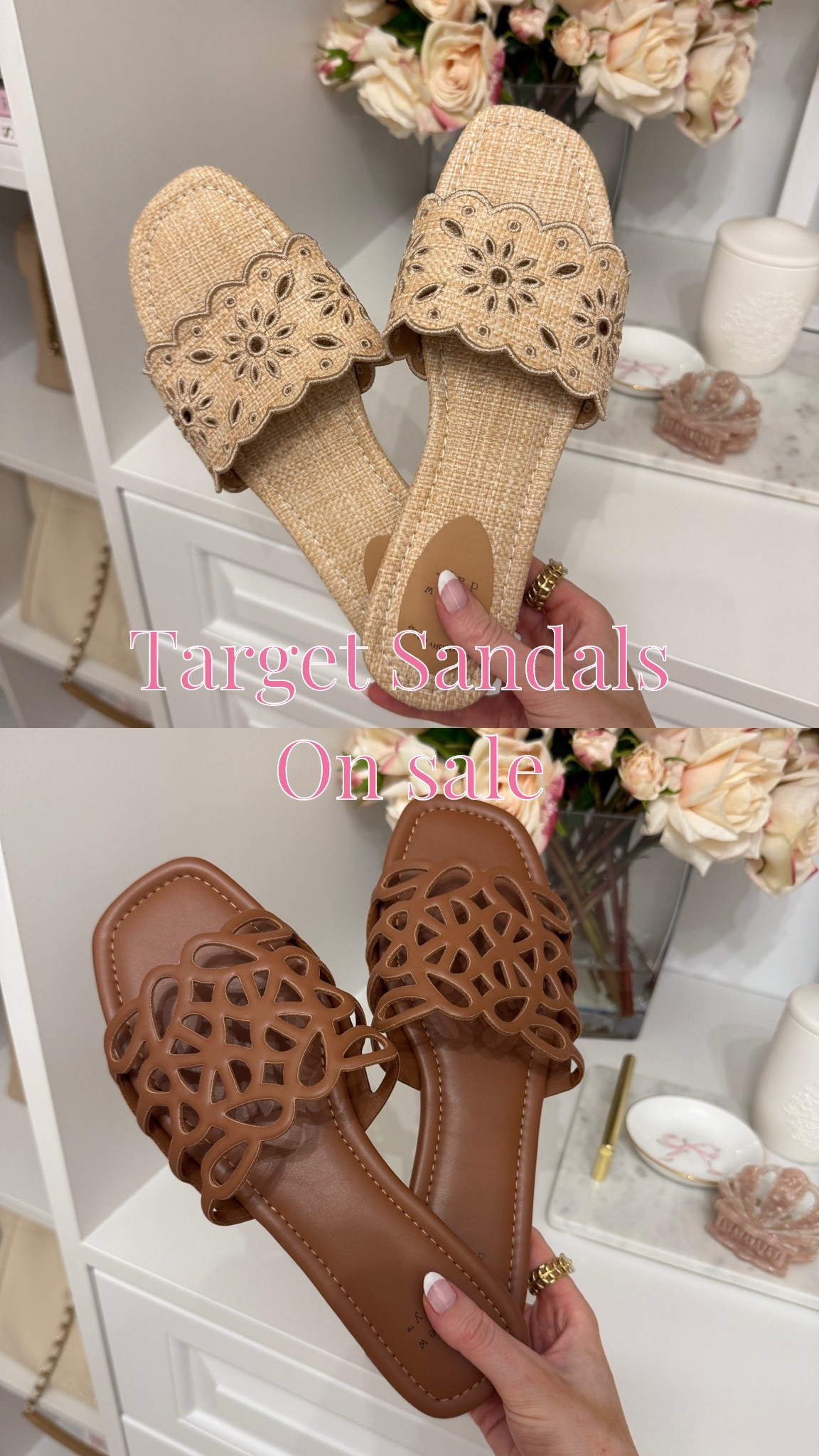 Target sandals on sale!! 30% off and runs true to size!

#LTKSaleAlert #LTKSeasonal #LTKootd