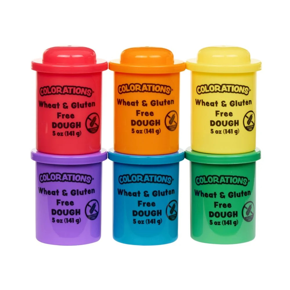 Colorations Wheat & Gluten Free Classic Dough - 6 Colors (5oz each) | Walmart (US)