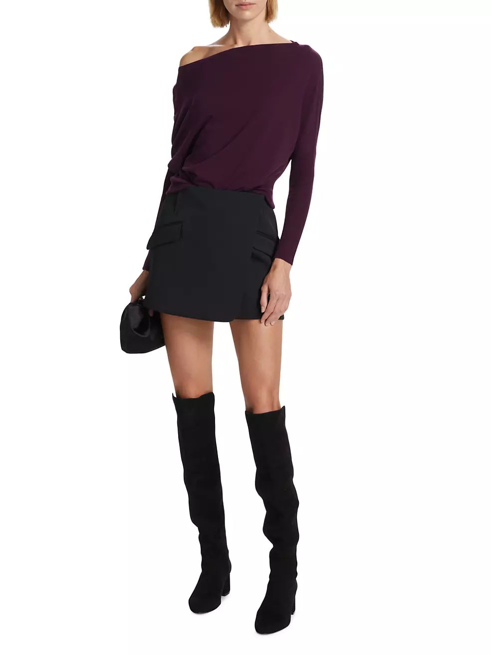 Payton Wrap Miniskirt | Saks Fifth Avenue