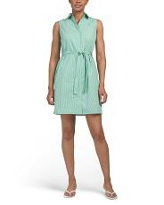 Gingham Shirt Mini Dress | TJ Maxx