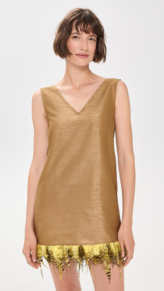 Exaggerated Dupion Tank | Shopbop