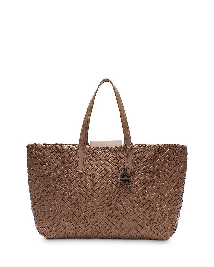 Irene Woven Leather Tote | Bloomingdale's (US)