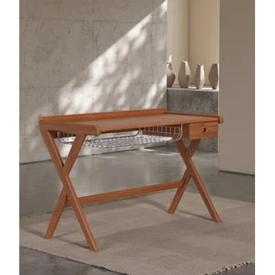 Vintage Solid Wood Writing Desk | Wayfair North America