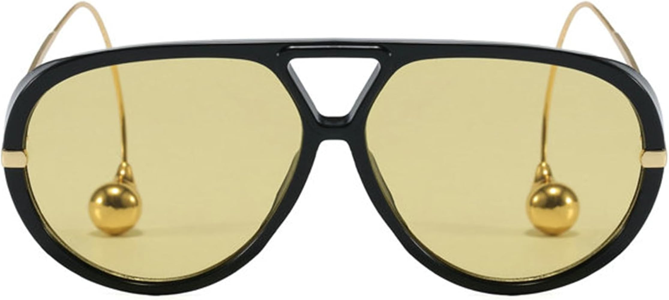 willochra Vintage Oversized Pilot Shield Sunglasses Women Luxury Trendy Sun Glasses For Ladies Bi... | Amazon (US)