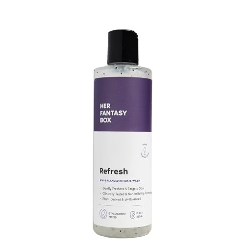 Her Fantasy Box | Refresh pH Balancing Shower Gel - Natural Feminine Hygiene Solution for Gentle Cleansing, Odor Control, and Skin Nourishment - pH-Balanced Formula for All Skin Types (8 oz) | Amazon (US)