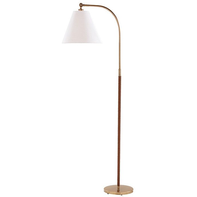 Lima Ratan & Glass Table Lamp Base with Shade | Ballard Designs, Inc.