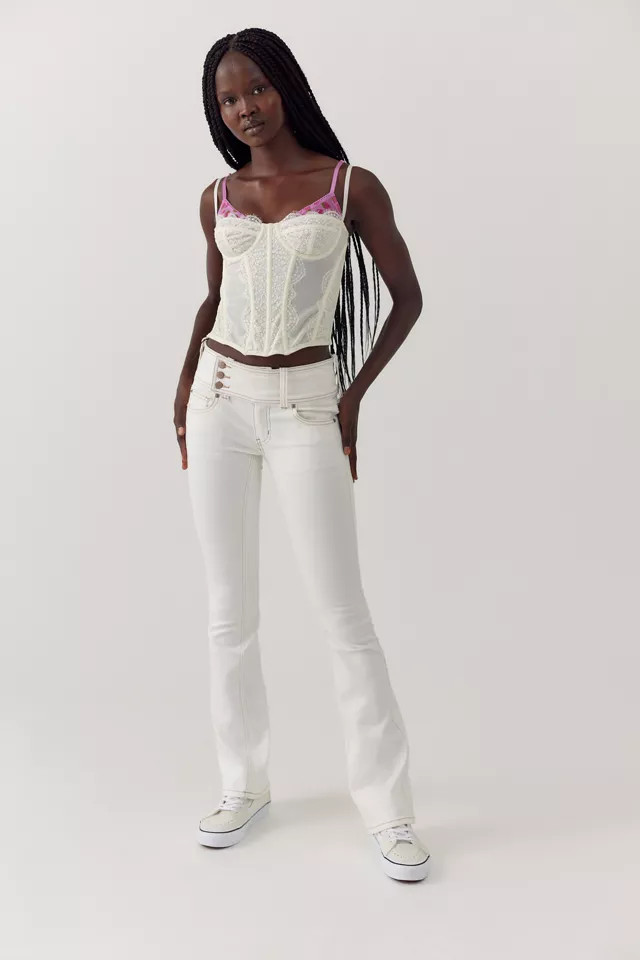 BDG Y2K Belted Flare Jean | Urban Outfitters (US and RoW)