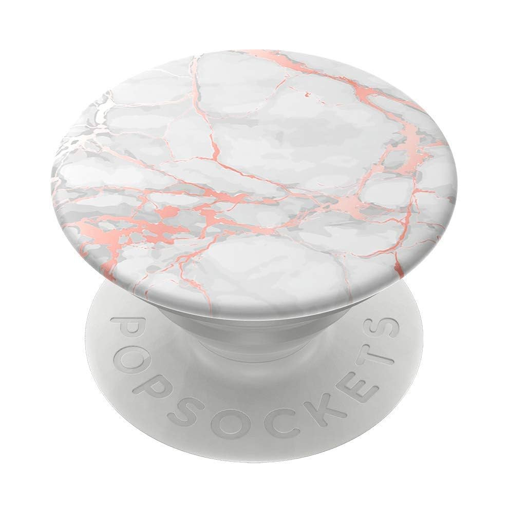 ​​​​PopSockets Phone Grip with Expanding Kickstand, Adhesive Grip - Rose Gold Lutz Marble | Amazon (US)
