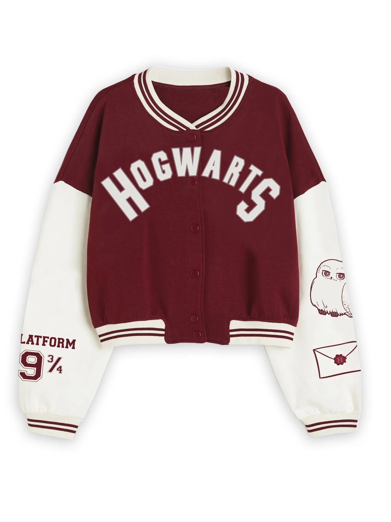 Hogwarts Apparel, Girls Graphic Varsity Jacket, Size 4-16 (Girls & Big Girls) | Walmart (US)