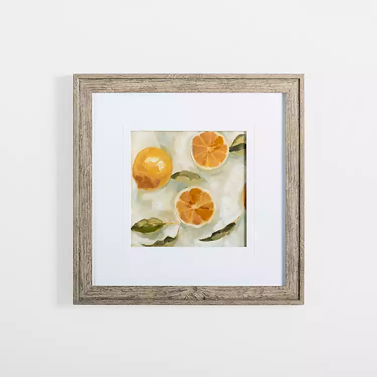 Slice It Citrus I Framed Art Print | Kirkland's Home
