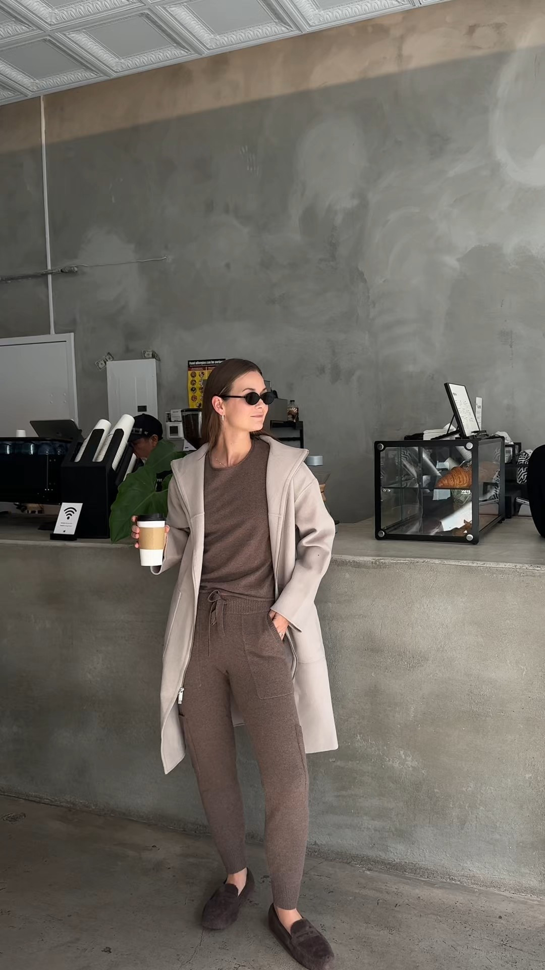 cozy season is here, wearing my fave cashmere matching set with this gorgeous funnel-neck coat from
@havenwellwithin #HWWpartner #HavenWellWithin #Ad #LTKootd