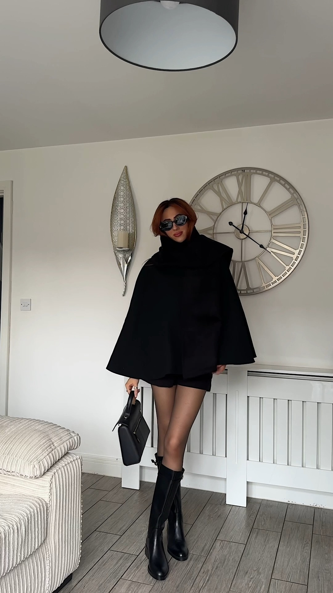 The cape taking its moment. 

#LTKstyletip #LTKwinter #LTKuk