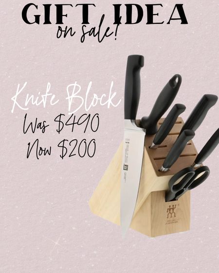 Knife block on sale gift idea 

#LTKfindsunder100 #LTKGiftGuide #LTKHoliday