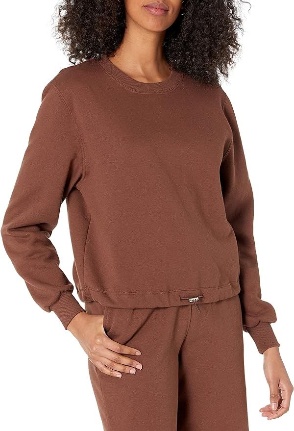 The Drop Women's Nellie Elastic Waist Fleece Sweatshirt | Amazon (US)