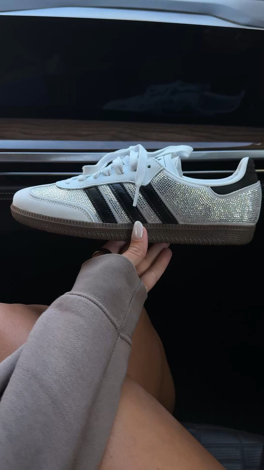 Sambas with rhinestones