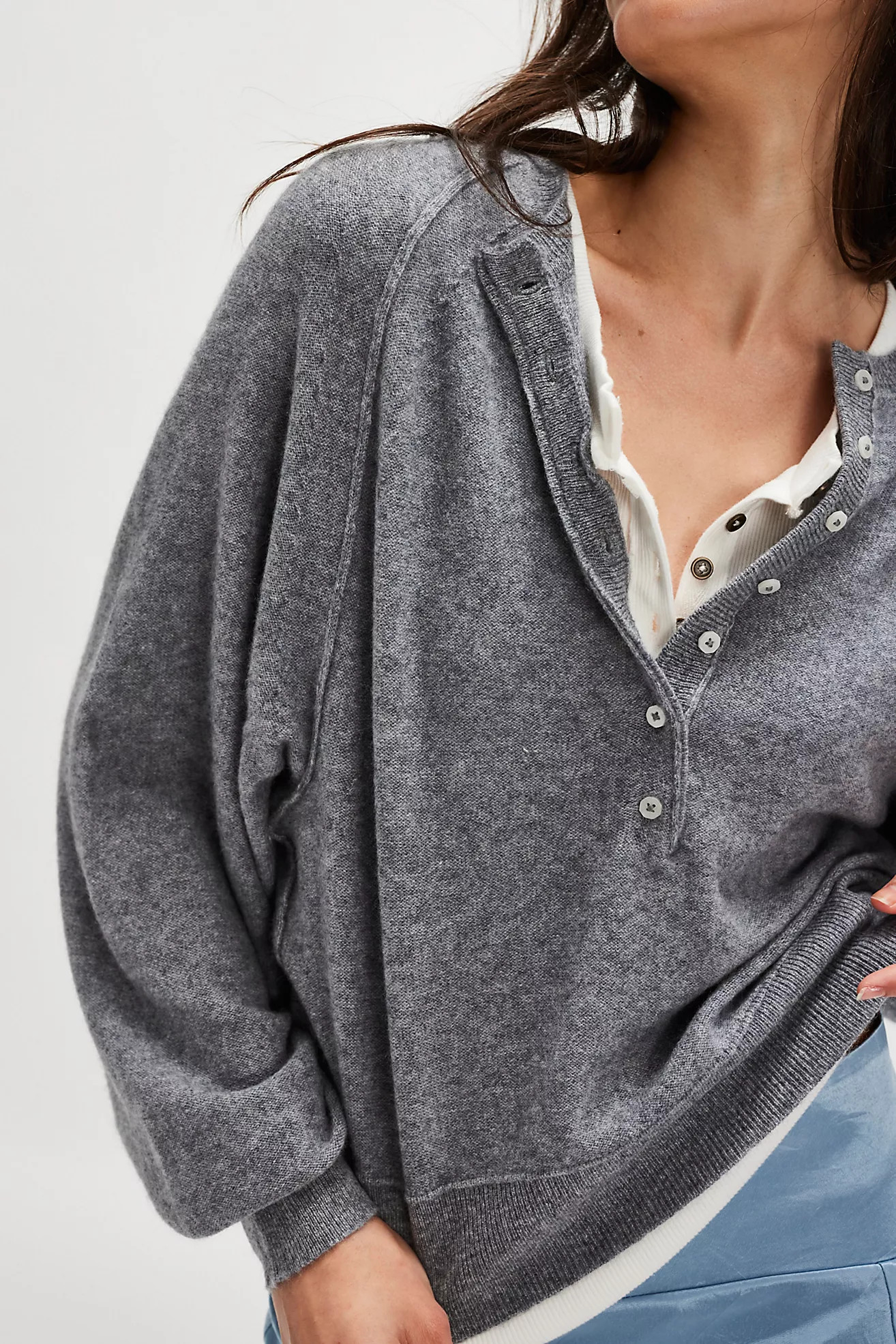 Porta Cashmere Henley | Free People (Global - UK&FR Excluded)