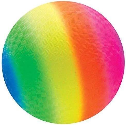 8.5 Inch Playground Balls Red, Blue, Green, Yellow and Rainbow! | Amazon (US)