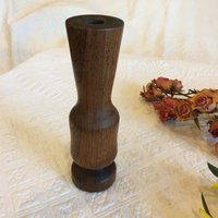 Vintage Rose Wood Vase, Turned Vase Or Pen Holder. Hand Made Vase. Beautiful Grain. Small Hole in Top | Etsy (US)