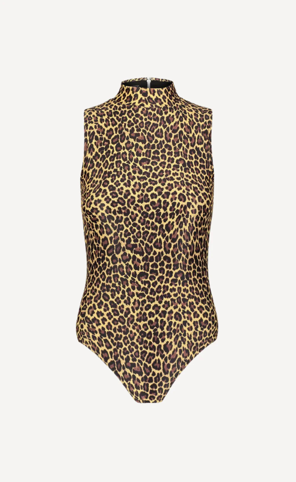 Sleeveless Mock-Neck Swimsuit | cover swim