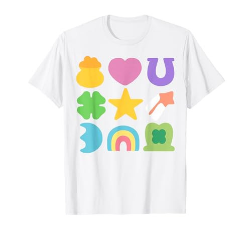 Groovy Lucky Charm Saint Patrick's Day Shamrock T-Shirt | Amazon (US)