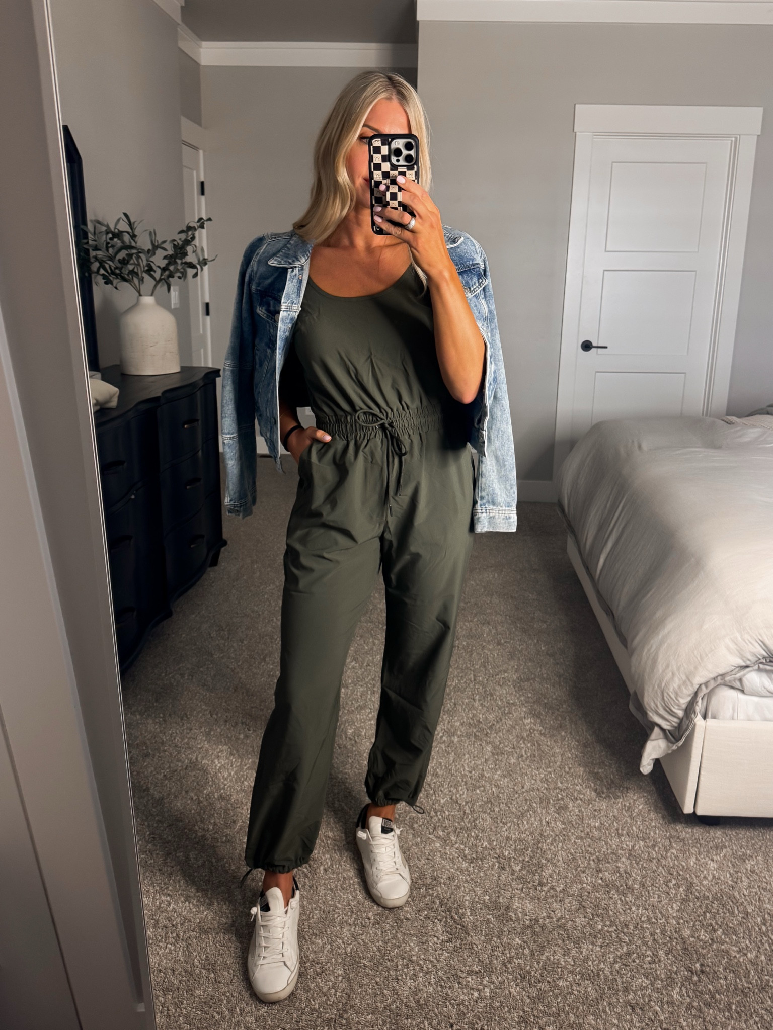 Abercrombie jumpsuit that makes such a cute travel look. You can layer with a soft long cardigan or denim jacket. 
Golden Goose (size 9/40)


#LTKSaleAlert #LTKFindsUnder100 #LTKTravel