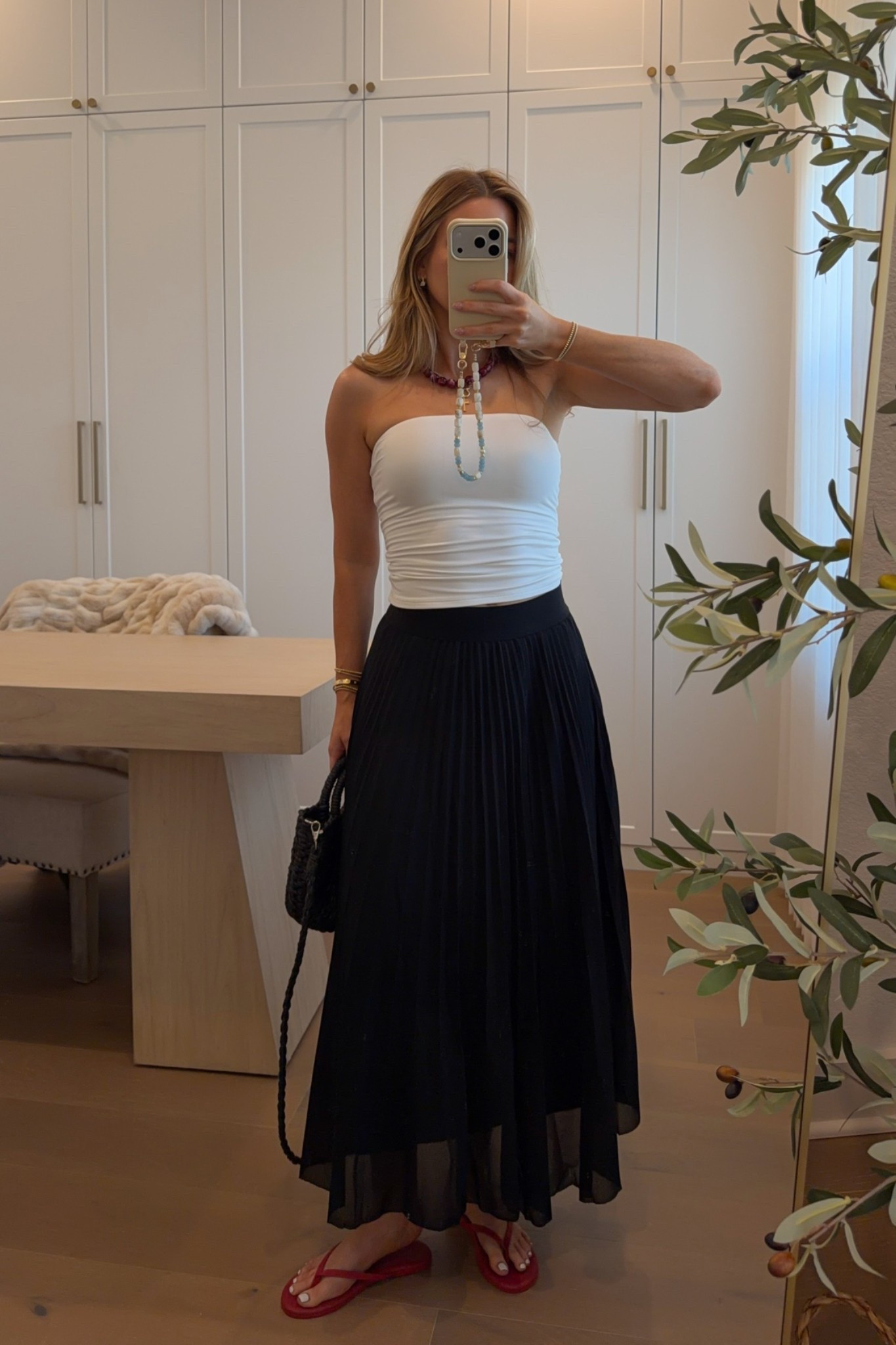 amazon look, top: xs // midi skirt: sized up to a medium