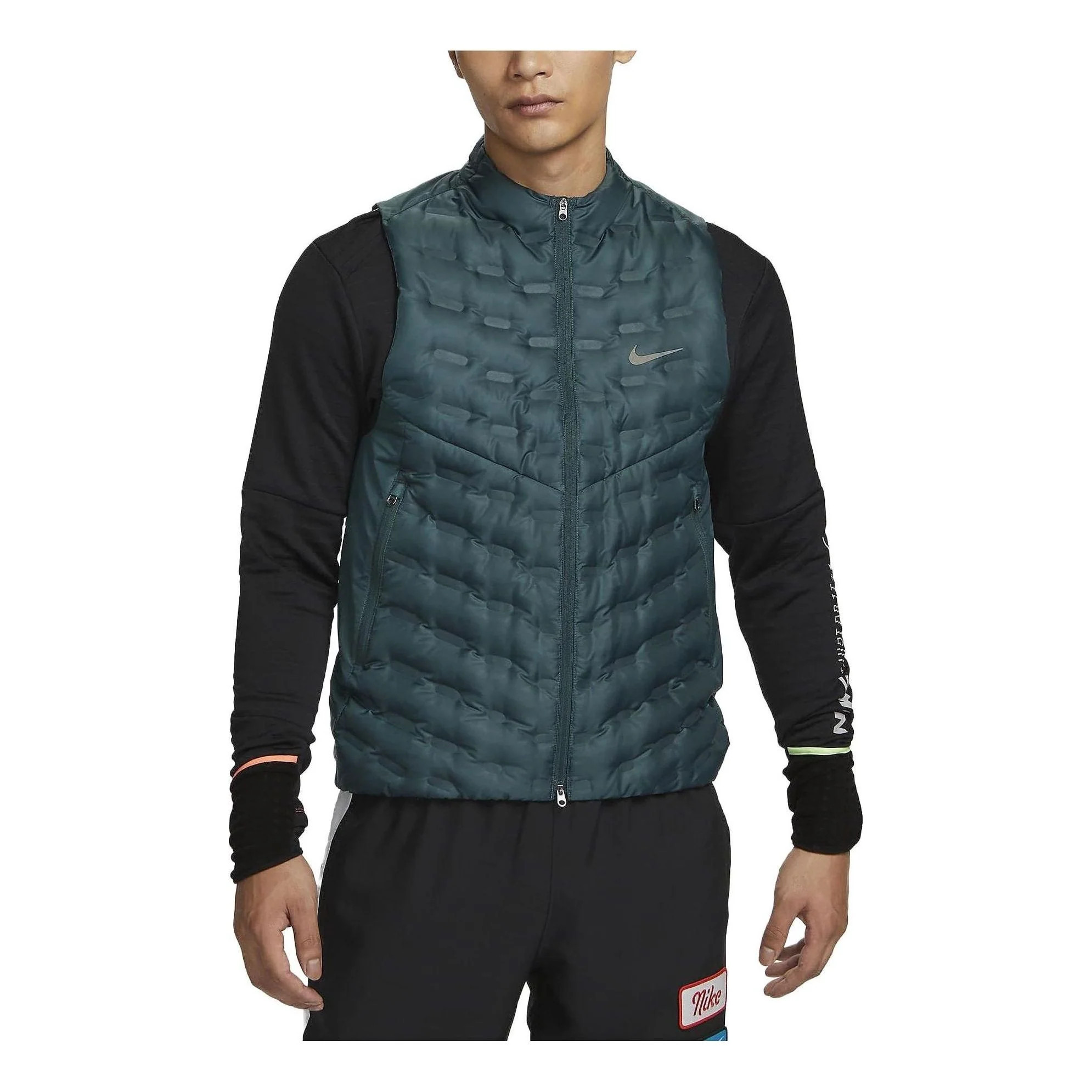 Nike Therma-FIT ADV Repel Down Running Vest Asia Sizing 'Dark Green' | KICKS CREW