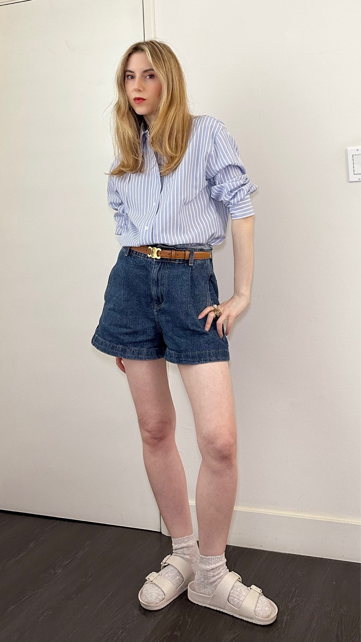 I forgot how great and easy these shorts are. The belt adds a lot of polish to this look, and the Target shoes ground it in ease.   

#LTKunder50 #LTKstyletip #LTKFind