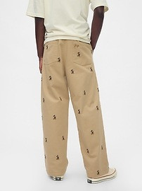 Gap × Disney Embroidered Baggy Khakis | Gap (US)