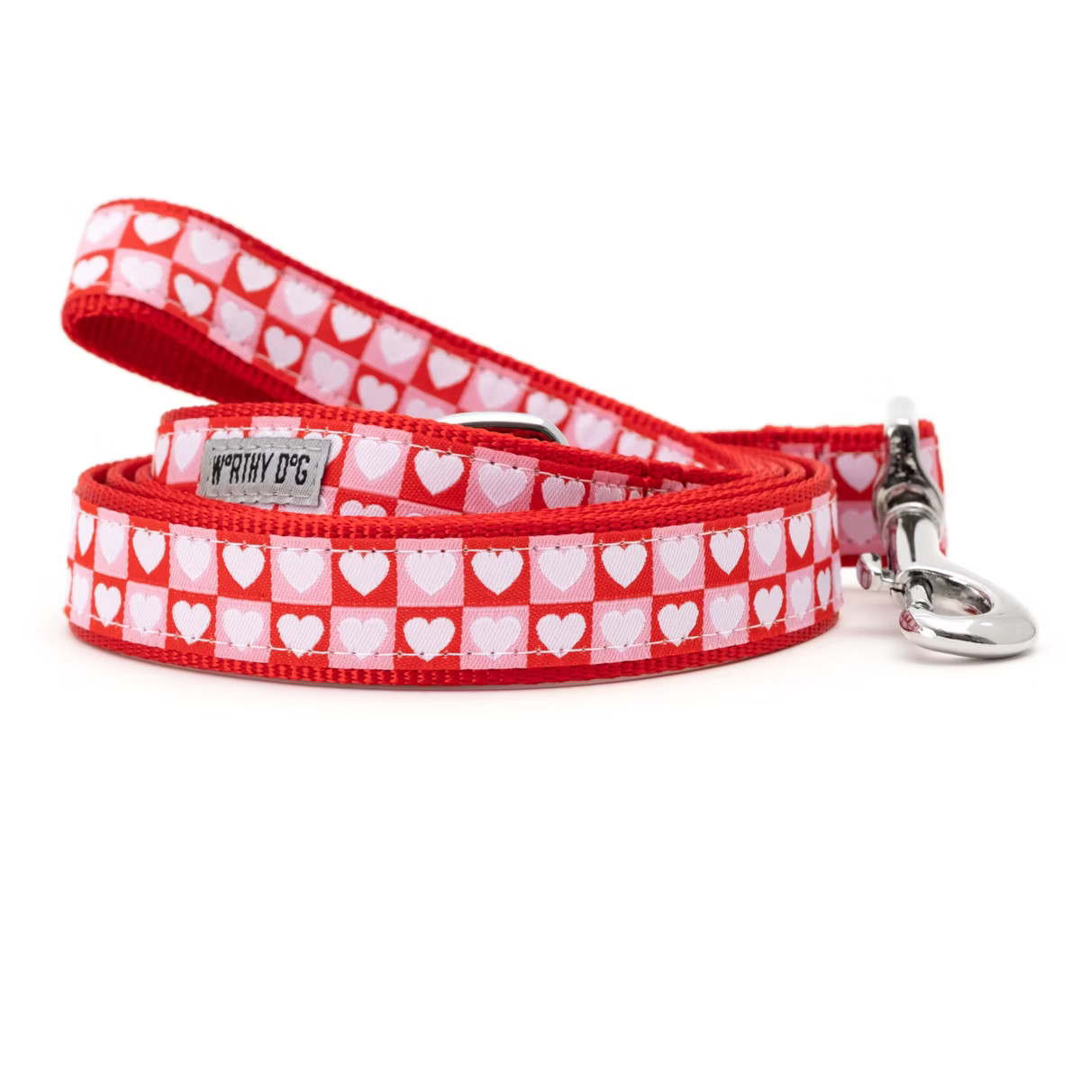 The Worthy Dog Colorblock Hearts Dog Leash | Target