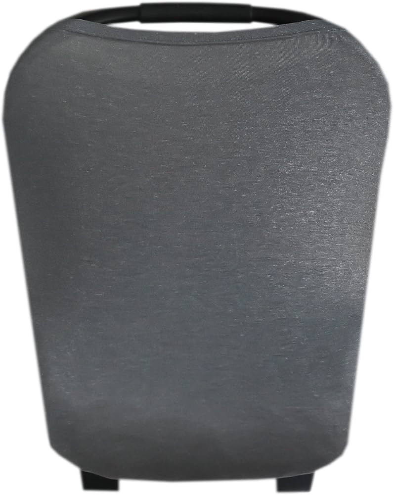 Baby Car Seat Cover Canopy and Nursing Cover Multi-Use Stretchy 5 in 1 Gift"Slate" by Copper Pear... | Amazon (US)