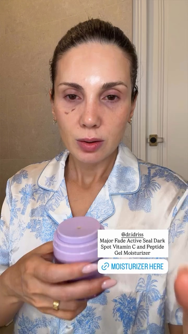 @dr.idriss 
Major Fade Active Seal Dark Spot Vitamin C and Peptide Gel Moisturizer