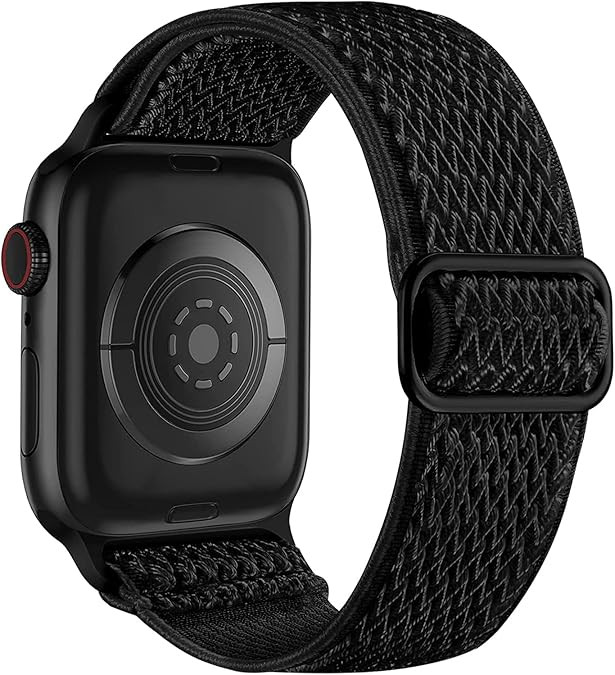 Lerobo Nylon Stretchy Solo Loop Watch Band, Compatible with Apple Watch Series 1-10, SE, Ultra 38... | Amazon (US)