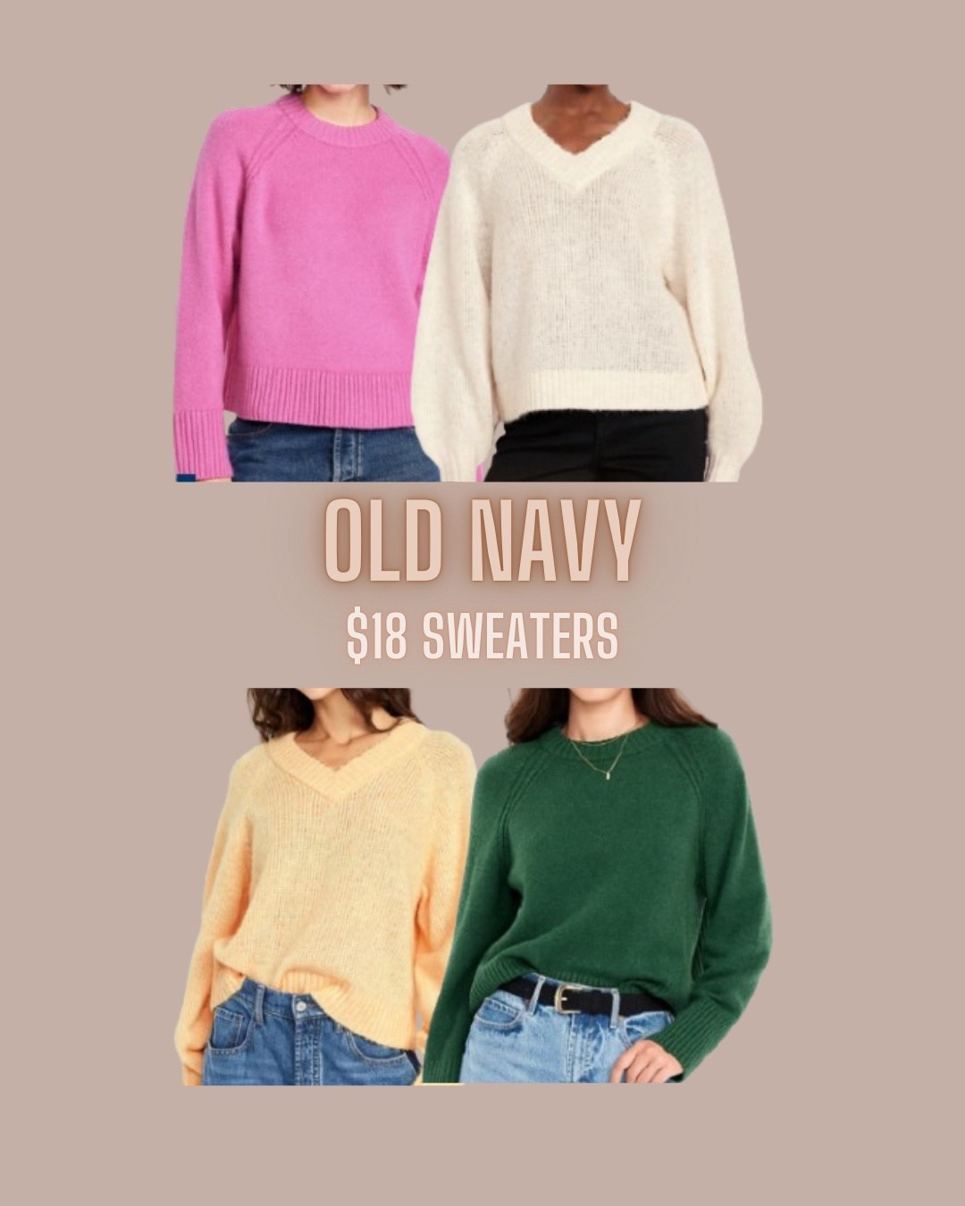 Today only on these two styles

Old navy
Sweater
Cozy sweater


#LTKHoliday #LTKSaleAlert #LTKFindsUnder50