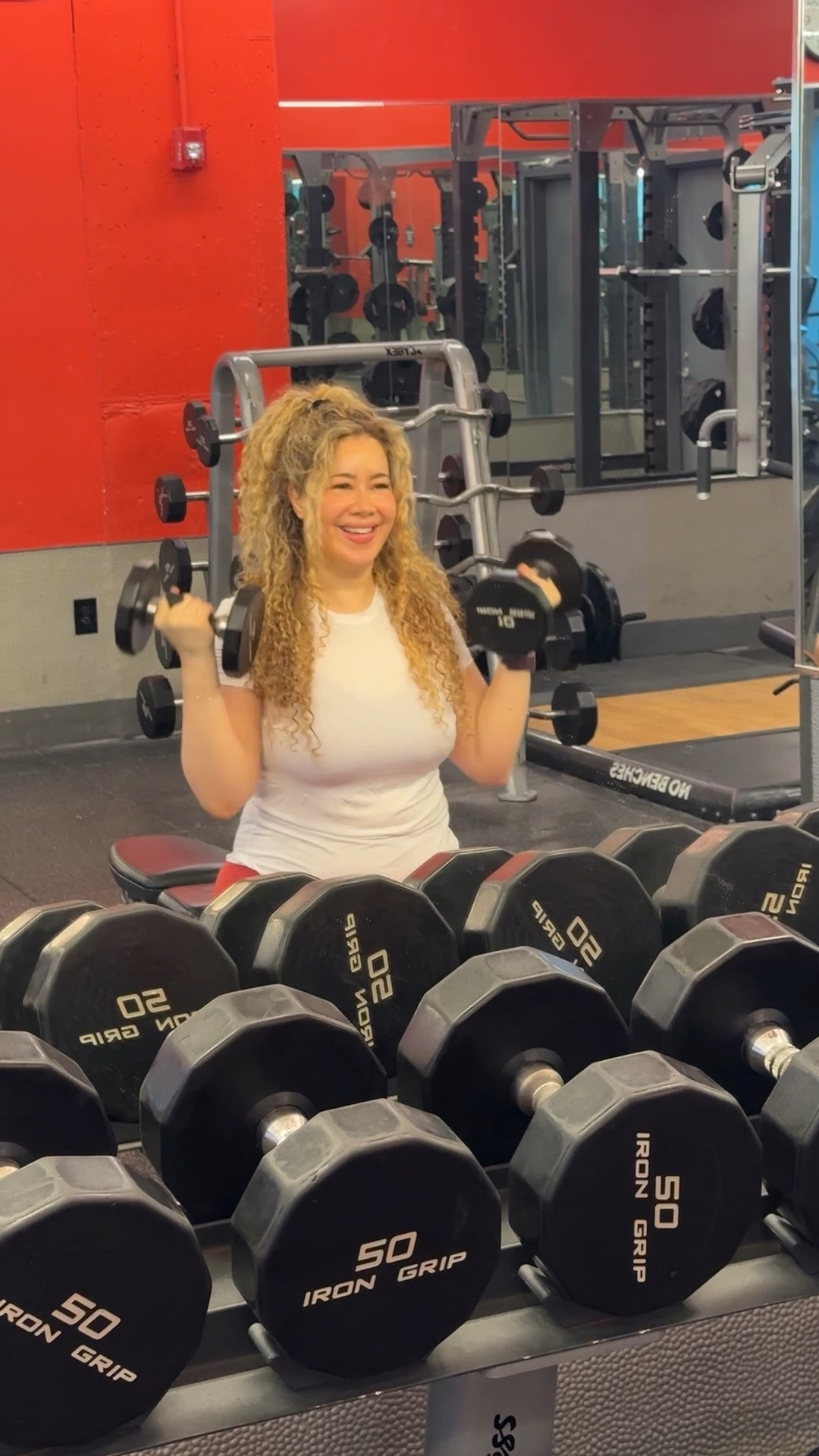 Claiming my space, claiming my strength.

Lifting with free weights used to feel intimidating, but working with Layla Luciano has made all the difference.

Progress over perfection — always.

#LTKMidsize #LTKFindsUnder100 #LTKActive