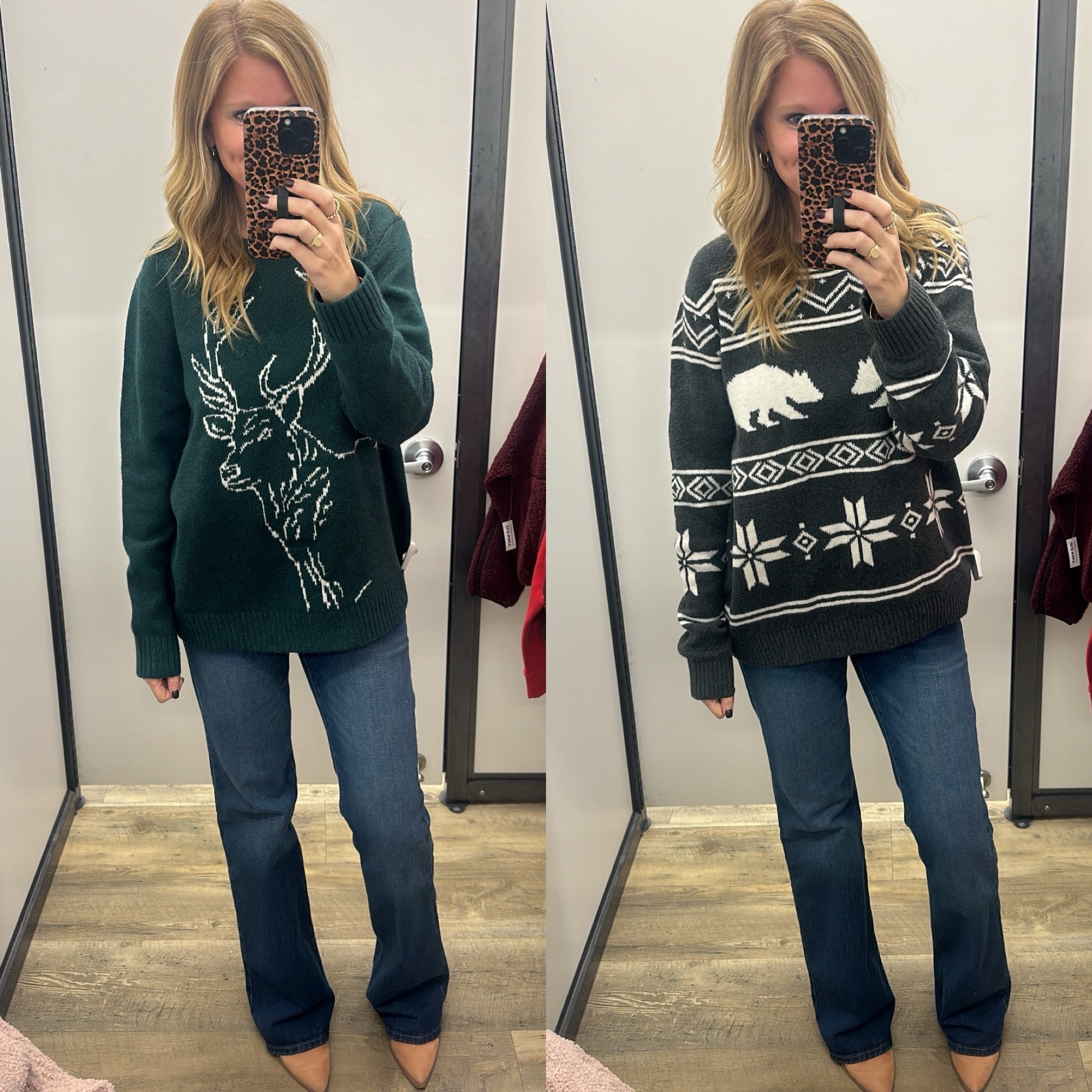 I’ve been hearing about the sweaters in the Old Navy men’s department and had to try them on for myself. AND they’re amazing! I love the patterns, they’re super soft, and the oversized fit is perfection!

I did a L in all 3 sweaters and a M in the sweatshirt. Y’all have to try these!

#oldnavy #oldnavystyle #oldnavyfinds #sweaters #mensdepartment #tryon #oldnavyfashion 