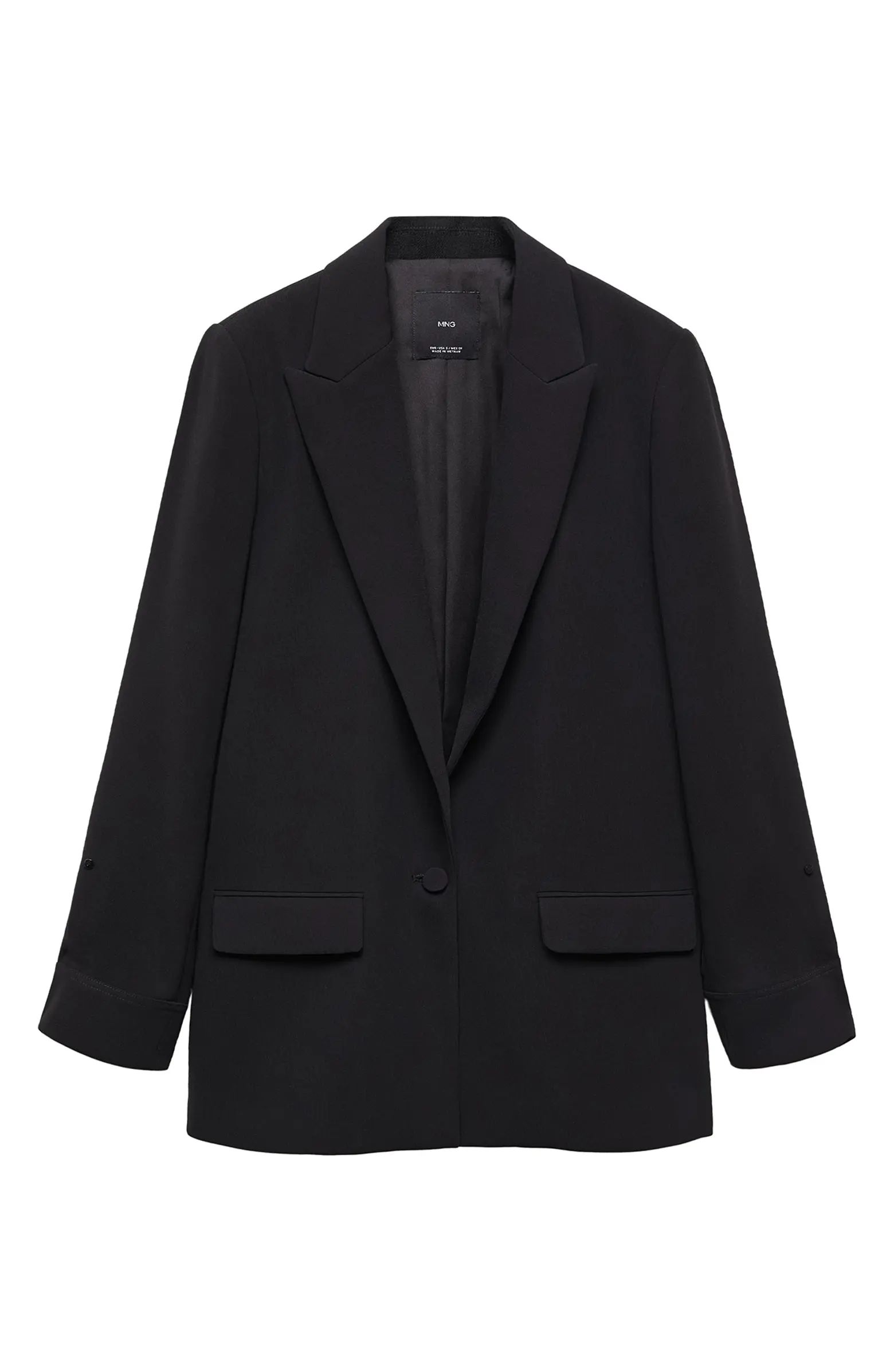 MANGO Single Breasted Suit Blazer | Nordstrom | Nordstrom