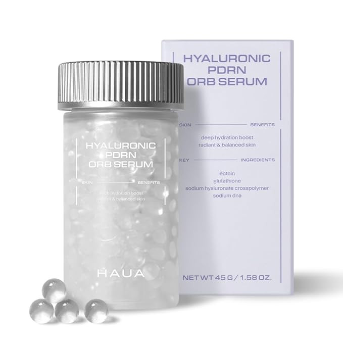 HAUA Hyaluronic PDRN Orb Serum 1.58oz – Dual Layer Orbs Hyaluronic Acid + PDRN | Unit-Dose Caps... | Amazon (US)