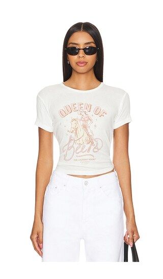 Rodeo Queen Of Beers Baby Rib Tee in White | Revolve Clothing (Global)