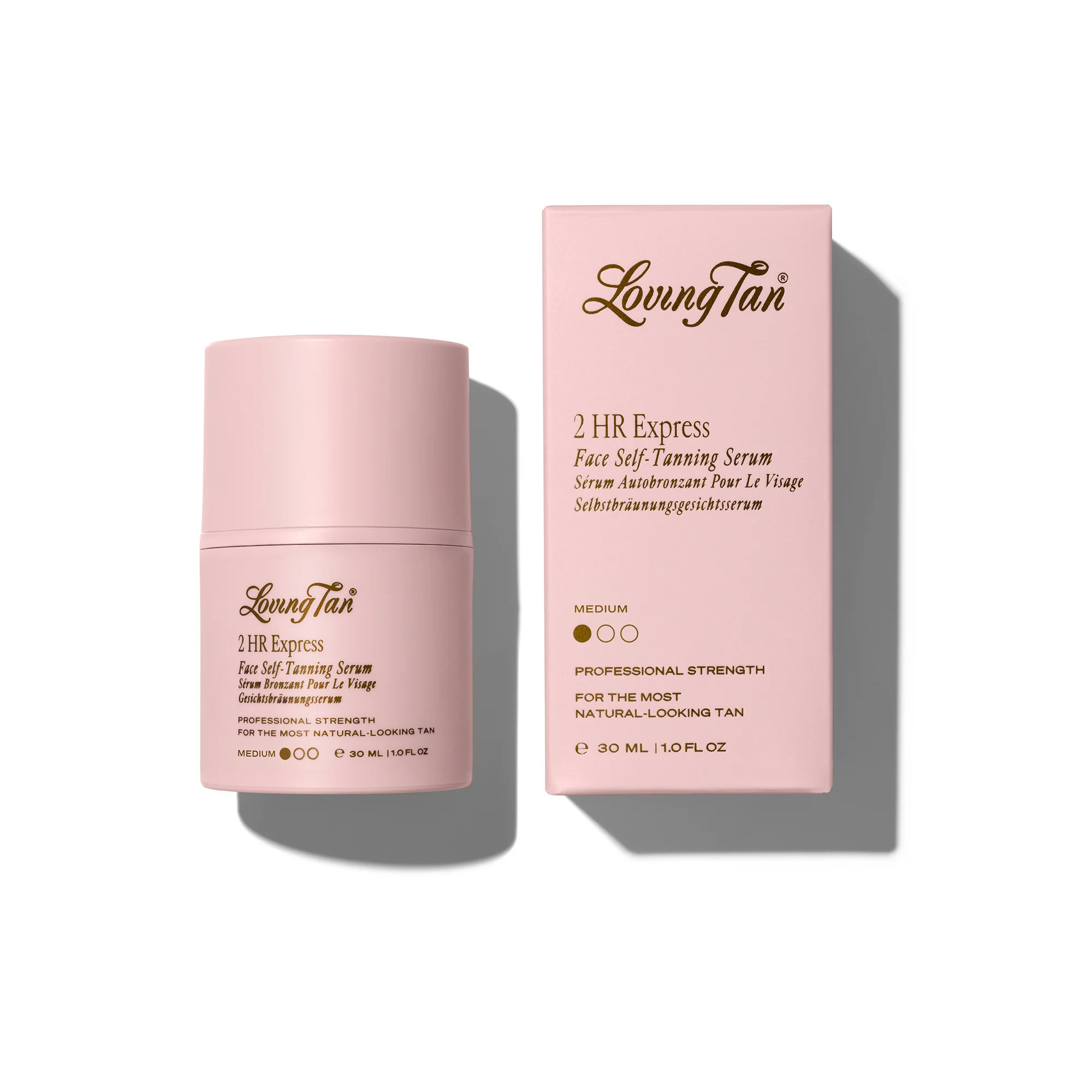 2 HR Express Face Self-Tanning Serum Medium | Loving Tan - US