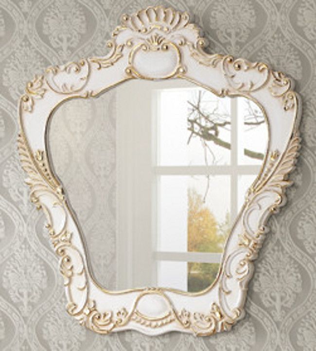 Legion Furniture WB-19653AM White Natural Thailand oak wood Mirror | Unbeatable Sale