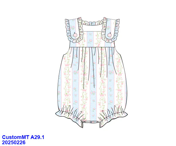 Seascape Floral Bubble | Tutti Frutti Kids Co