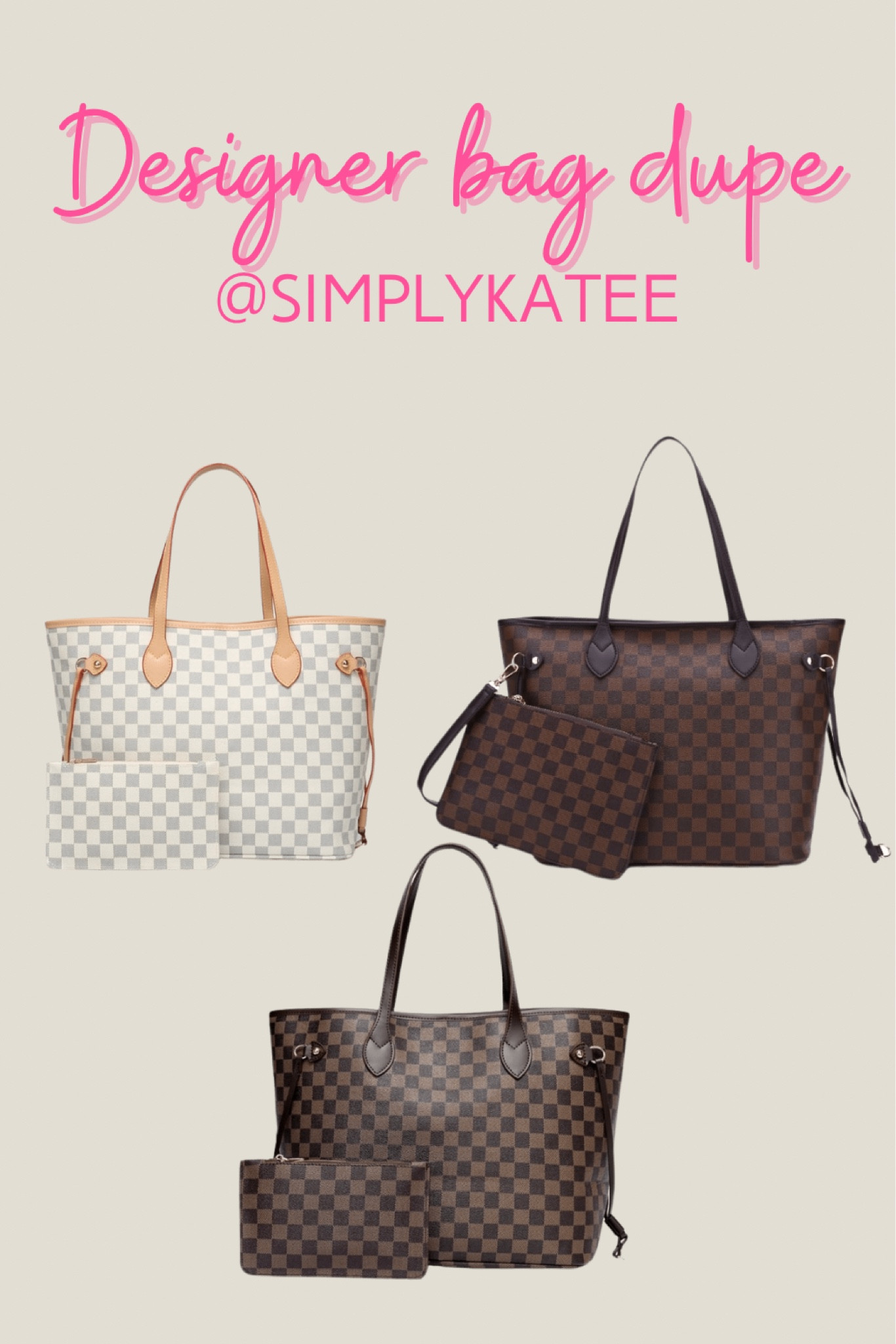 The dupe you need! #LTKFashion 

#LTKitbag #LTKfindsunder100 #LTKstyletip