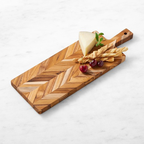 Herringbone Rectangular Cheese Board, Small | Williams-Sonoma