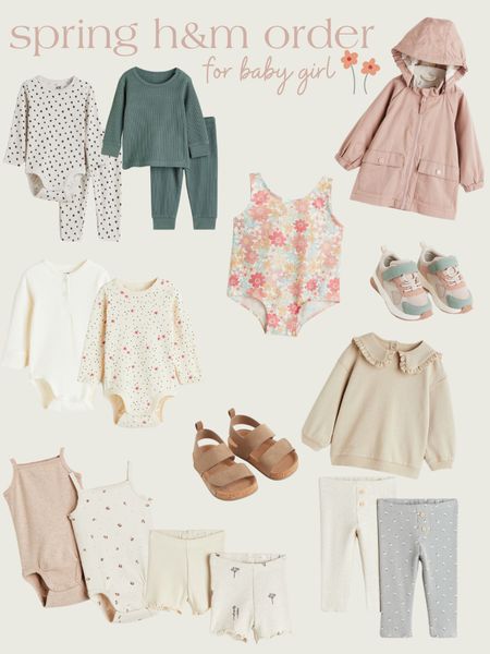 spring H&M order for baby girl! 🌸 

neutral  baby clothes / summer / spring / baby girl / 9 month old 

#LTKbaby #LTKkids #LTKbump