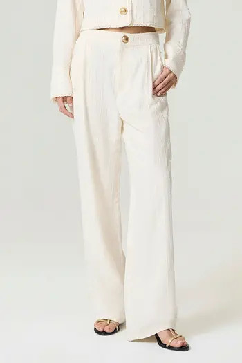 Ruffle Trim Detailed Pants | Nordstrom