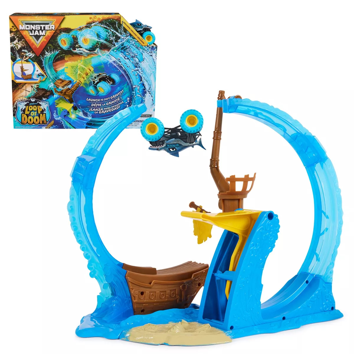 Monster Jam Megalodon Loop of Doom Playset with Truck | Target