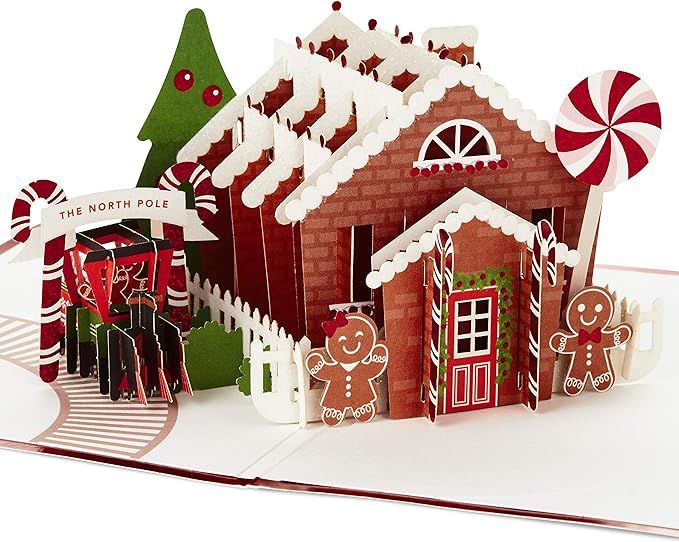 Hallmark Signature Paper Wonder Pop Up Christmas Card (Gingerbread) | Amazon (US)